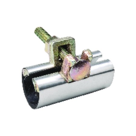 B & K BK Products 3/4 in. Galvanized 430 Stainless Steel Pipe Repair Clamp 160-604